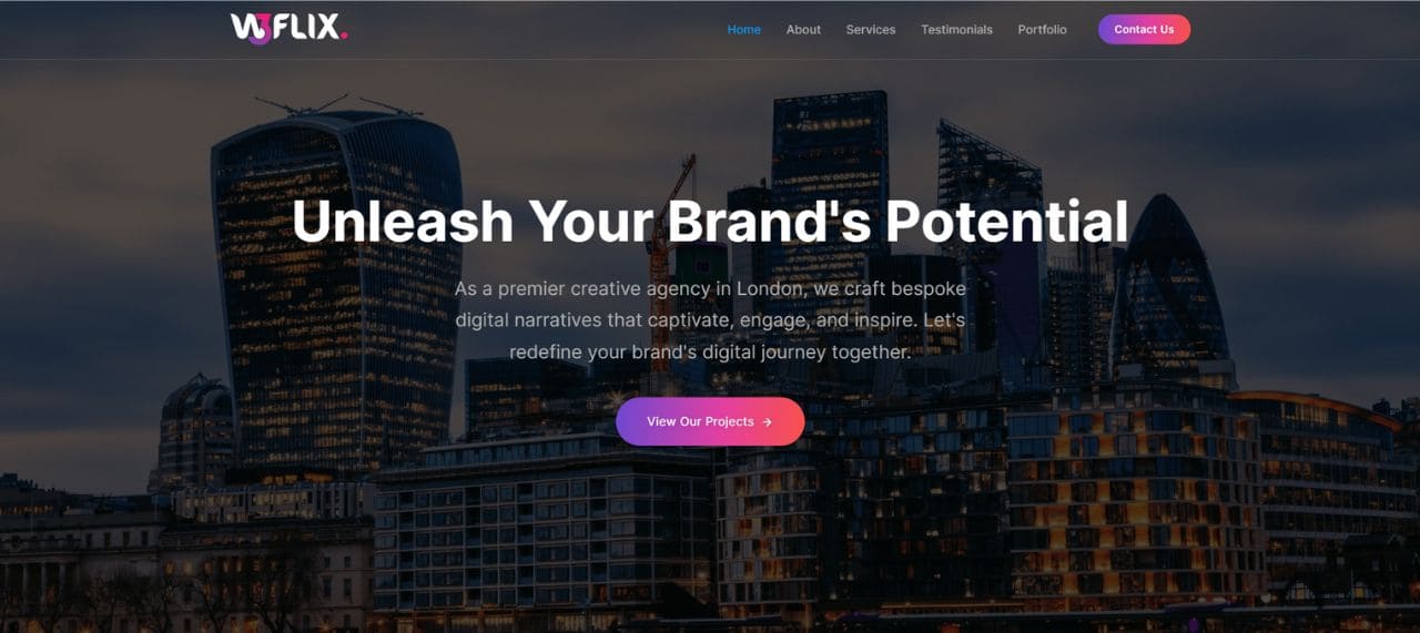 W3Flix portfolio W3Flix